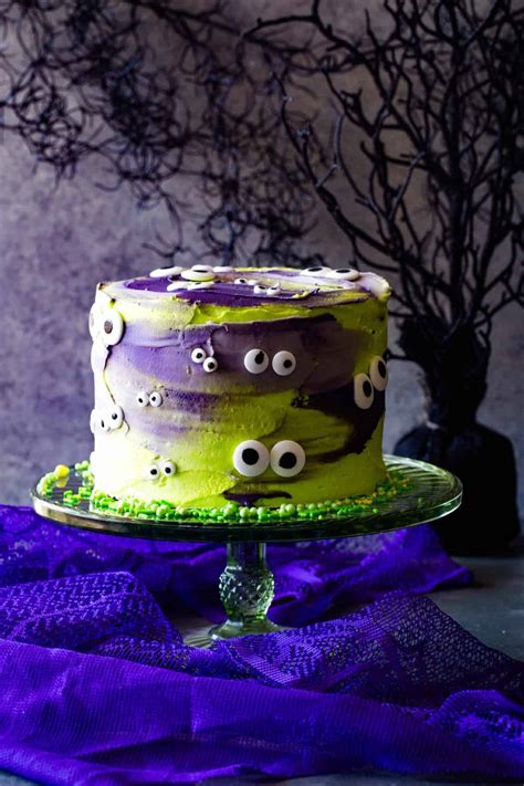 Monster Halloween Cake - The Seaside Baker