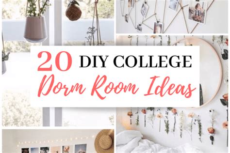 20 DIY College Dorm Room Ideas