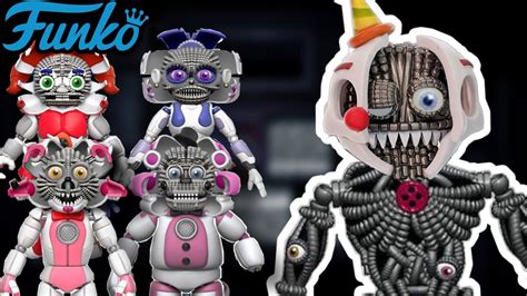 Funko FNaF Jumpscare Sister Location Action Figures ( CONCEPTS ) - YouTube