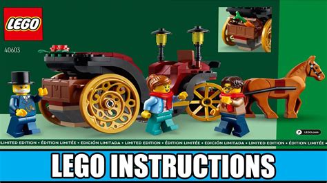 40603 LEGO Instructions - Wintertime Carriage Ride - Christmas - YouTube