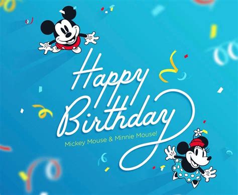 Here is How You Can Celebrate Mickey Mouse and Minnie Mouse's Birthday ...