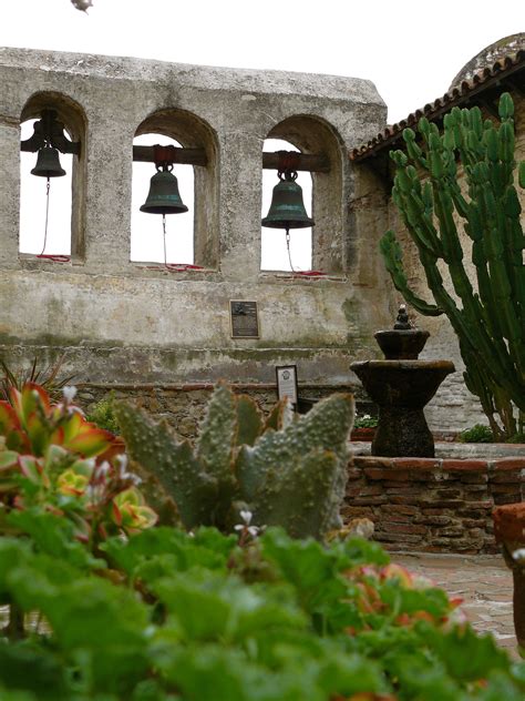 The bells at San Juan Capistrano Mission, San Juan Capistrano, CA ...