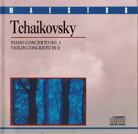 Tchaikovsky – Piano Concerto No. 1 / Violin Concerto In D (1989, CD ...