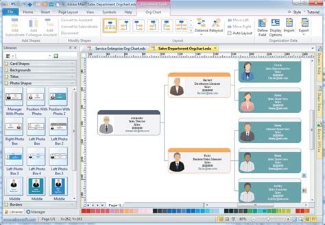 Organizational Chart Software, FREE Organizational Charts Templates ...