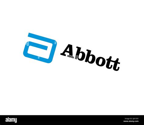 Abbott Laboratories, rotated logo, white background B Stock Photo - Alamy