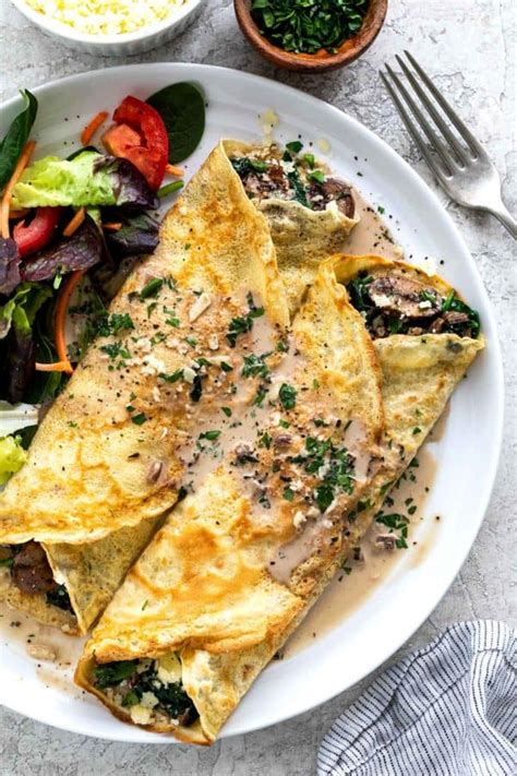 Low Calorie Savory Crepe Recipes | Dandk Organizer