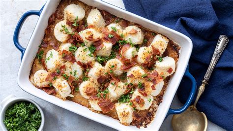 Bacon-Baked Scallops Recipe