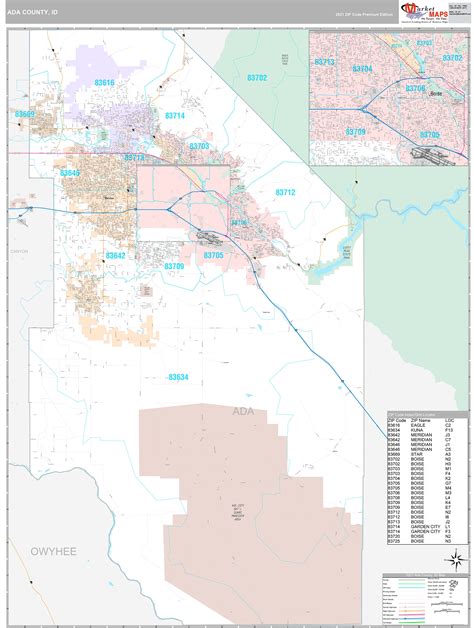 Ada County Plot Maps