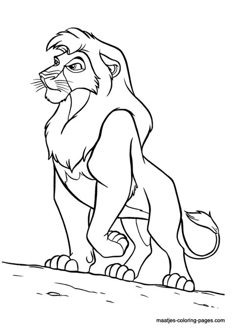 Lion King coloring page