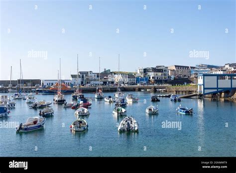 Harbour harbor boats yachts port rois portrush port rois seaside hi-res ...