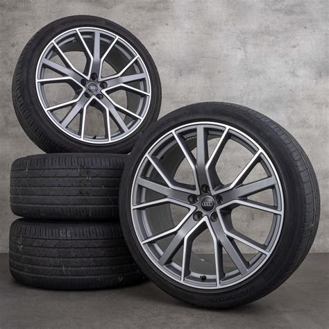 Audi 22 inch rims Q7 SQ7 4M alloy summer tires wheels 4M0601025AG