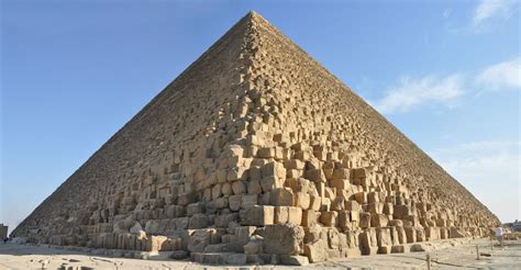 The Great Pyramid of Giza; built by King Khufu nearly 4,500 years ago.