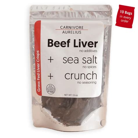 Beef Liver Crisps - Carnivore Aurelius Ibs Diet, Liver Diet, Beef Liver ...