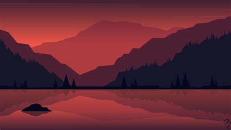 2880x1800 Minimalist Landscape Painting Macbook Pro Retina Wallpaper ...