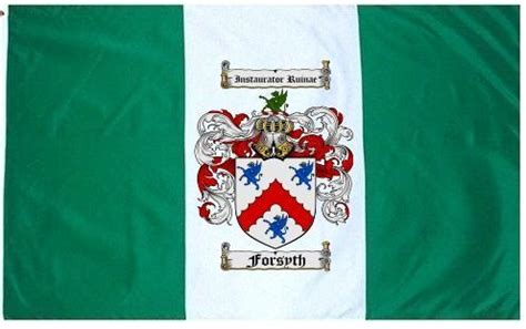 Forsyth Coat of Arms Flag / Family Crest Flag and similar items