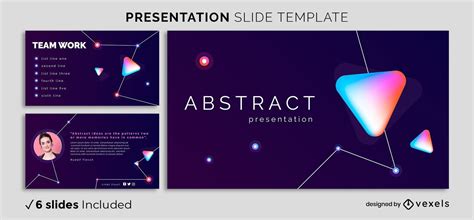 Abstract Presentation Template Vector Download