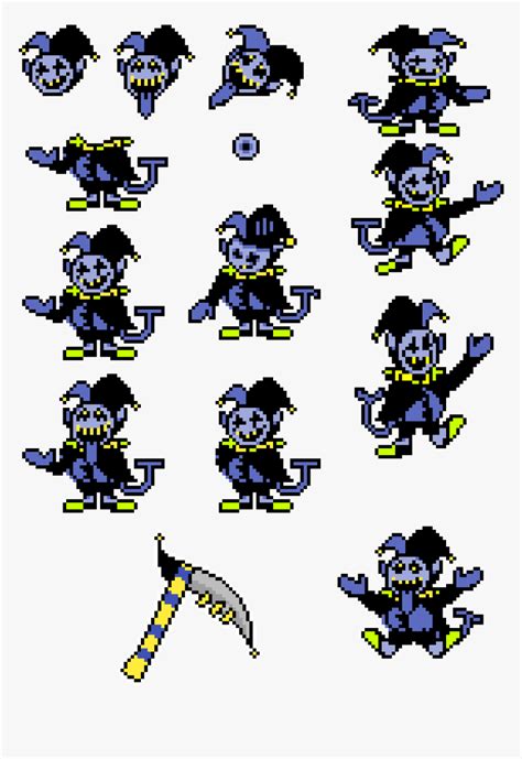 Jevil Sprite Sheet, HD Png Download - kindpng