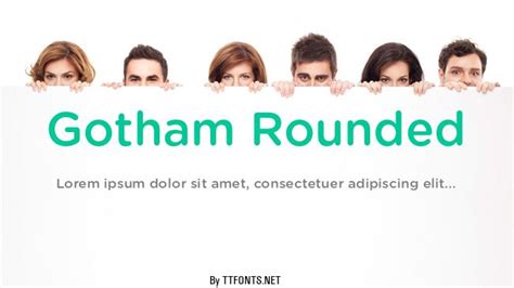 Gotham Rounded Medium truetype font