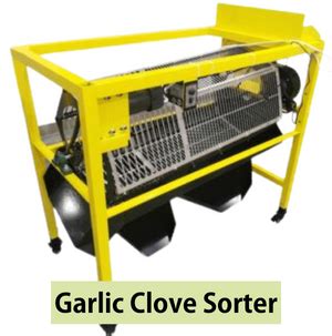 Garlic Clove Sorter - Garlic Farmers SA