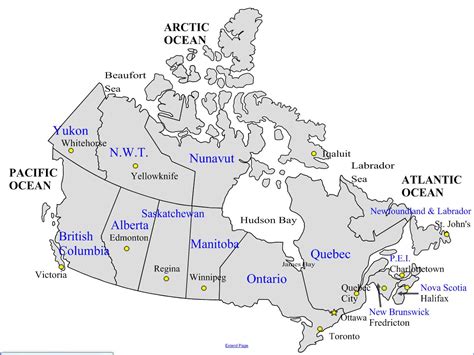 A map of Canada's provinces and territories - Canada's map with ...