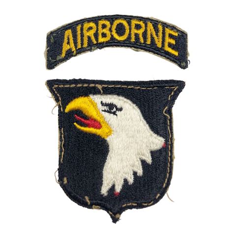 Original WWII US 101st Airborne division patch - Oorlogsspullen.nl ...