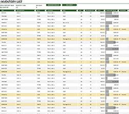 Warehouse Inventory Template | ExcelTemplate