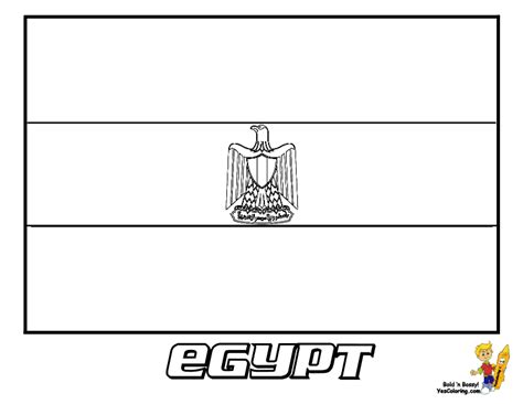 Free Egypt Flag Coloring Page, Download Free Egypt Flag Coloring Page ...