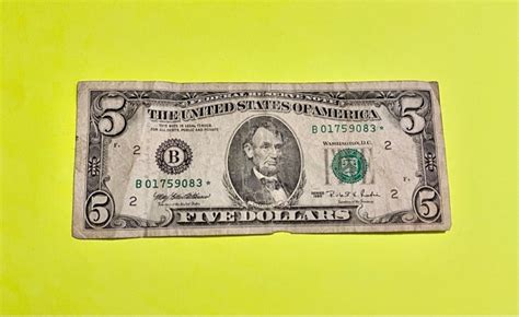 Free: Five Dollar Bill * Star Note! - Coins - Listia.com Auctions for ...