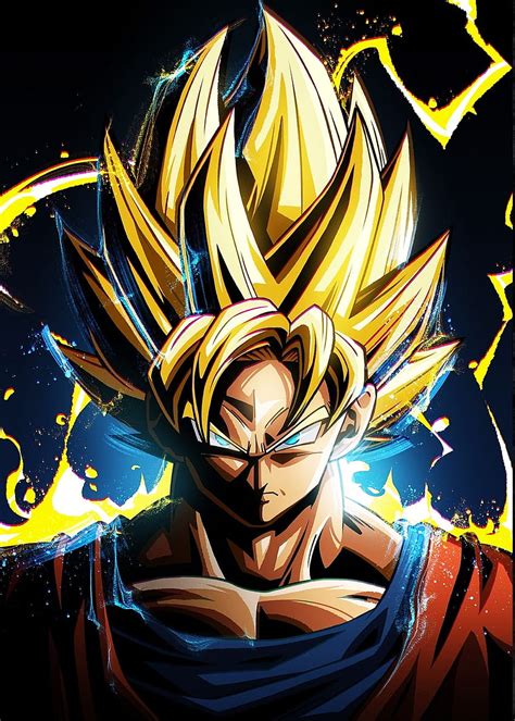 Dragon Ball Z Goku Super Saiyan. Dragon ball artwork, Dragon ball super ...