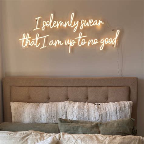 Custom Neon Sign Inspirational Quote Neon Sign Bedroom LED - Etsy