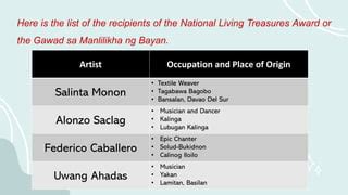 National Living Treasures Award.pptx