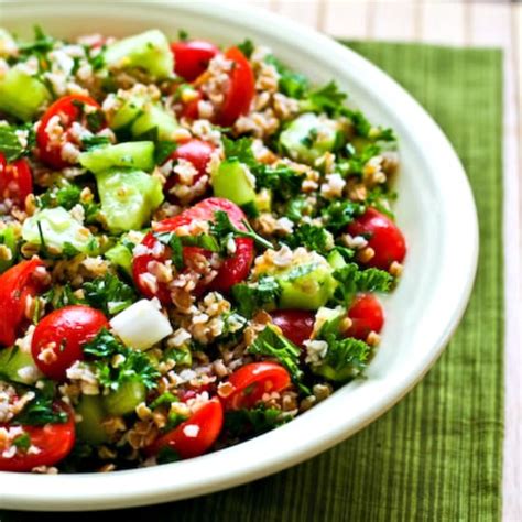 Bulgur Wheat Salad with Tomatoes, Cucumbers, Parsley, and Mint – Kalyn ...