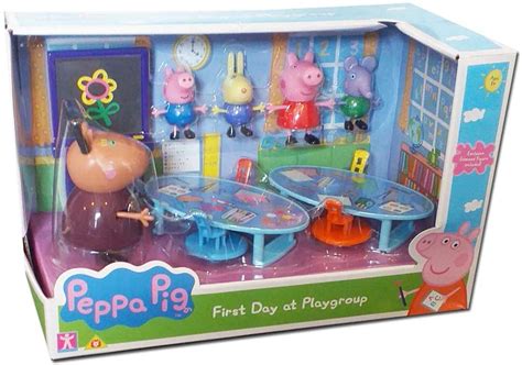 Peppa Pig First Day At Playgroup Playset with 5 Figures – Kiddimax ...