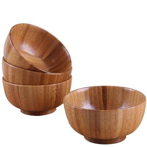 Bamboo Serving Bowls | Wooden bowls, Bamboo dishes, Bowl