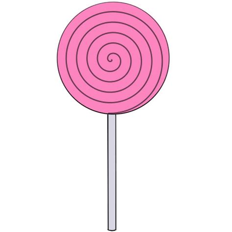 How to Draw a Lollipop - Easy Drawing Art