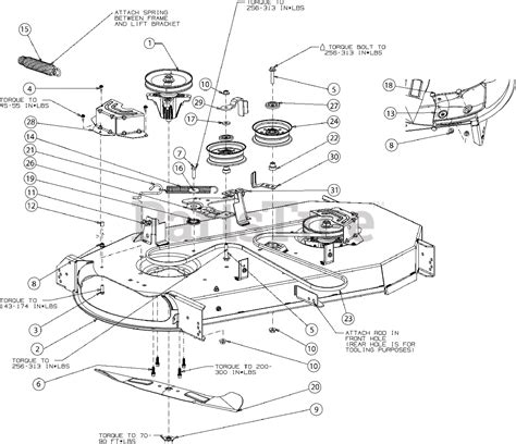 Cub Cadet Mower Deck Schematic