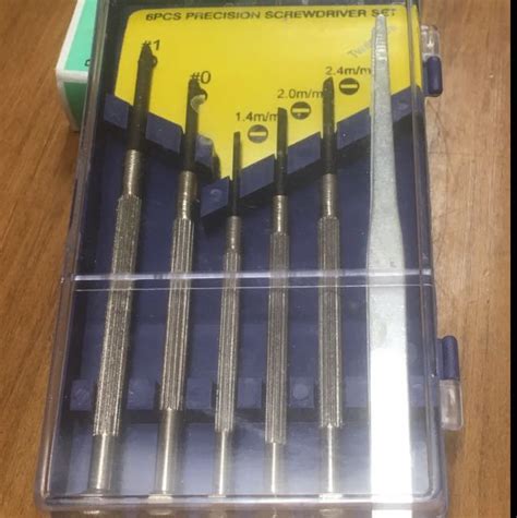 6 pc Jewelers screwdriver set with tweezers - Serendipitous Treasure