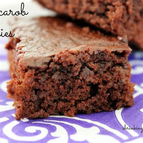 Cakey Carob Brownies Recipe ⋆ Shrinking Kitchen