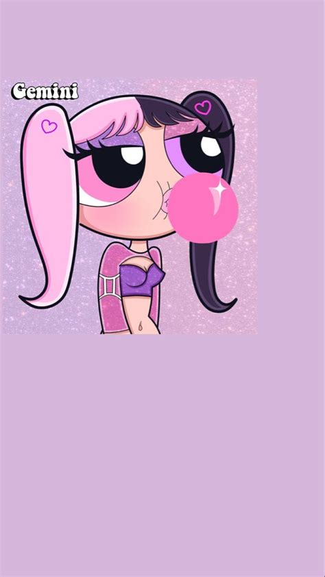 Aesthetic power puff girl zodiac pfp in 2022 | Gemini wallpaper ...