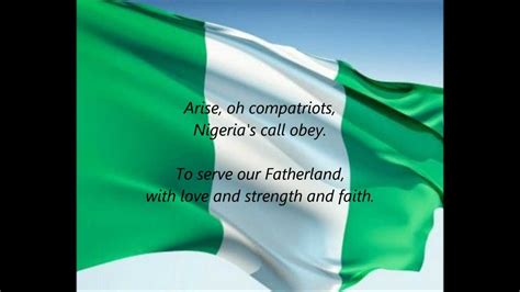 National Anthem Of Nigeria National Anthem Lyrics Mp3 Download