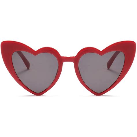 Vintage Heart Shaped Sunglasses Women Stylish Love Eyeglasses B2421 ...