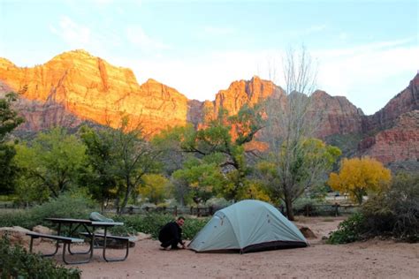 Camping In Zion National Park • Travel Tips