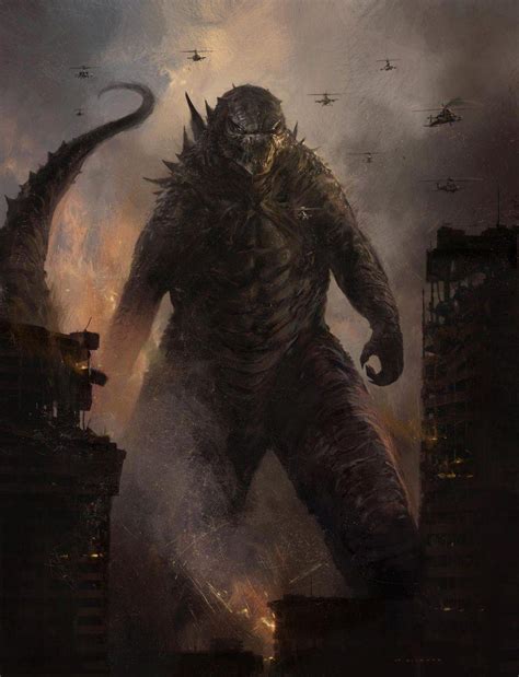 Devil And God Godzilla Wallpaper Monster Concept Art Kaiju Art | The ...