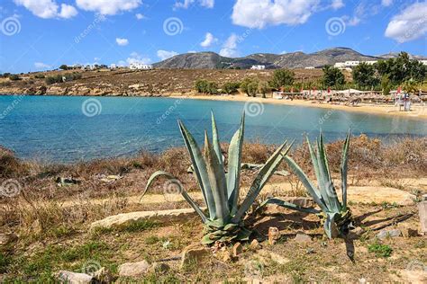 Punda Beach Paros stock photo. Image of island, sand - 223519682