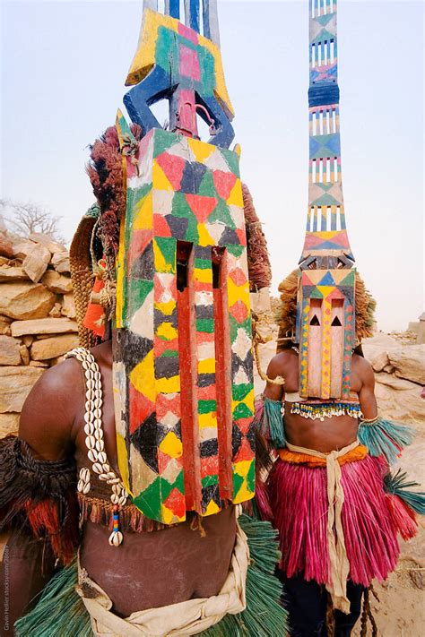 "Africa, West Africa, Mali, Dogon Country, Bandiagara Escarpment ...