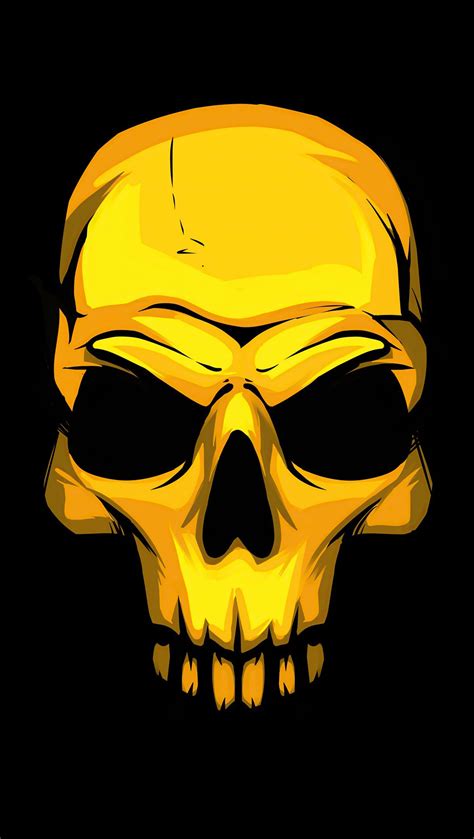 Gold skull Wallpaper 4k HD ID:5399