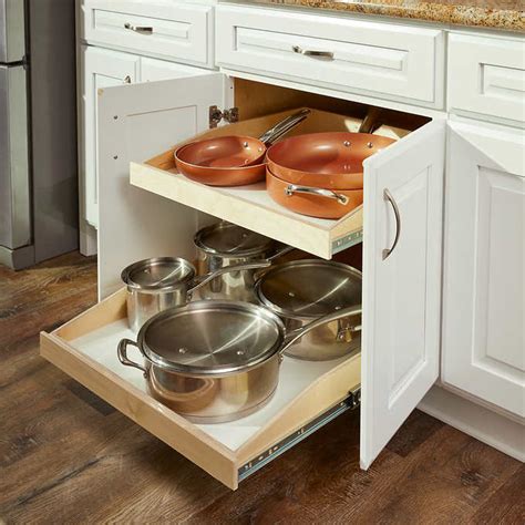 Made-To-Fit Slide-out Shelves for Existing Cabinets by Slide-A-Shelf ...