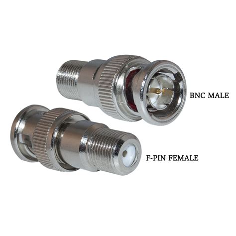 F-pin Female to BNC Male Adapter - Part Number: 30X3-03100