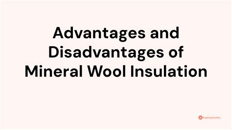 Advantages and Disadvantages of Mineral Wool Insulation