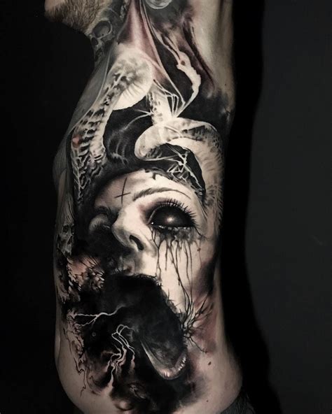 45+ Amazing Horror tattoo sleeve ideas image ideas